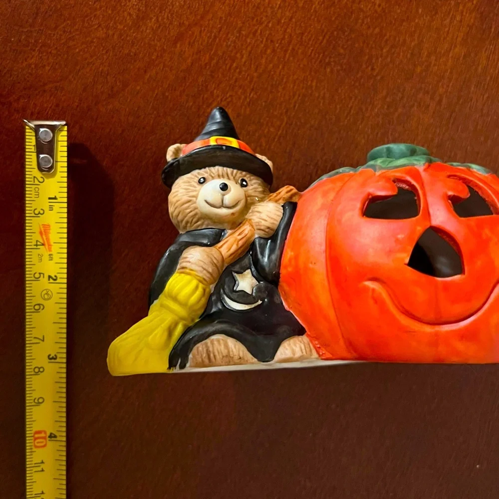 Halloween small candles holders figurines.